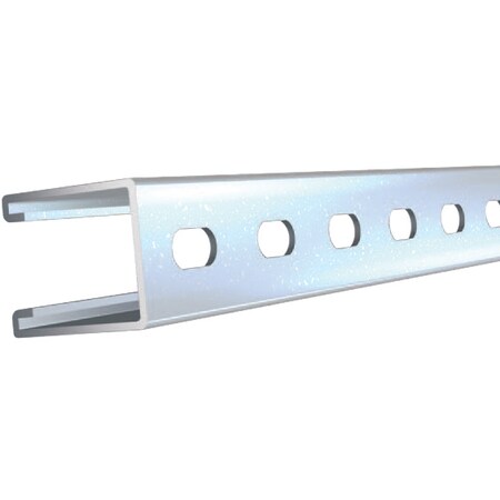 Gregory Strut Galvannealed G-582 Oval Slotted Strut Channel, 1'-0" G-582-OS-1'-0"GN